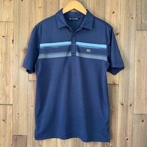 Travis Mathew Par Tee Golf Polo Navy Blue